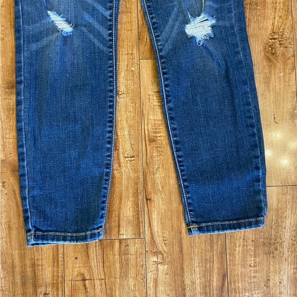 JUDY BLUE Women’s Blue Distressed Skinny Fit Ankle Jean Pant Size 5 27 - Picture 5 of 15